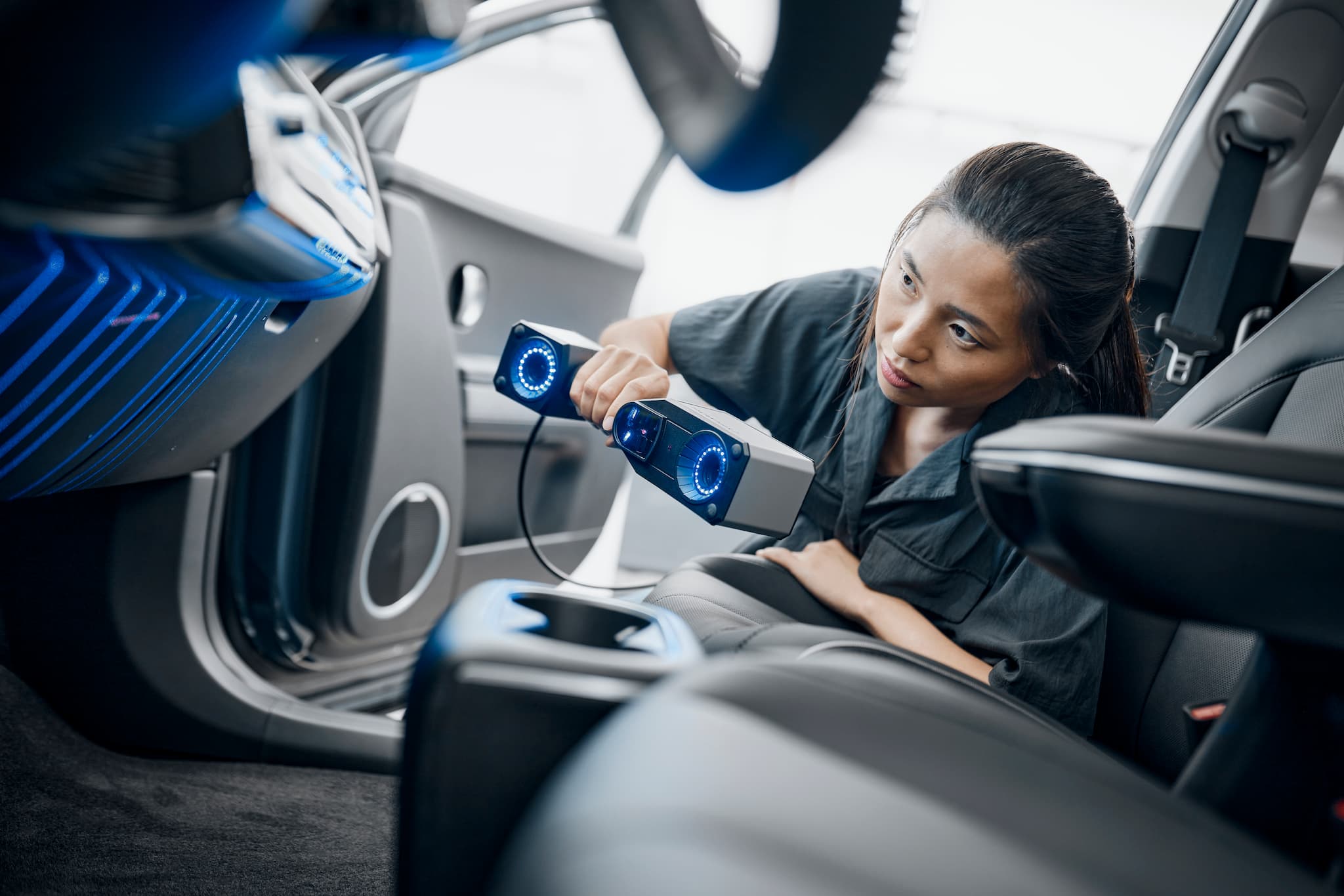 3D scanning of an automotive component